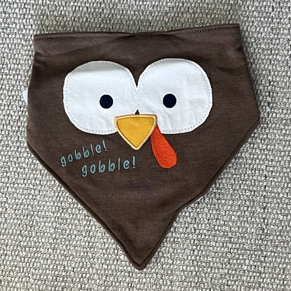 NWT [CARTER'S] Gobble! Gobble! Bandana Bib